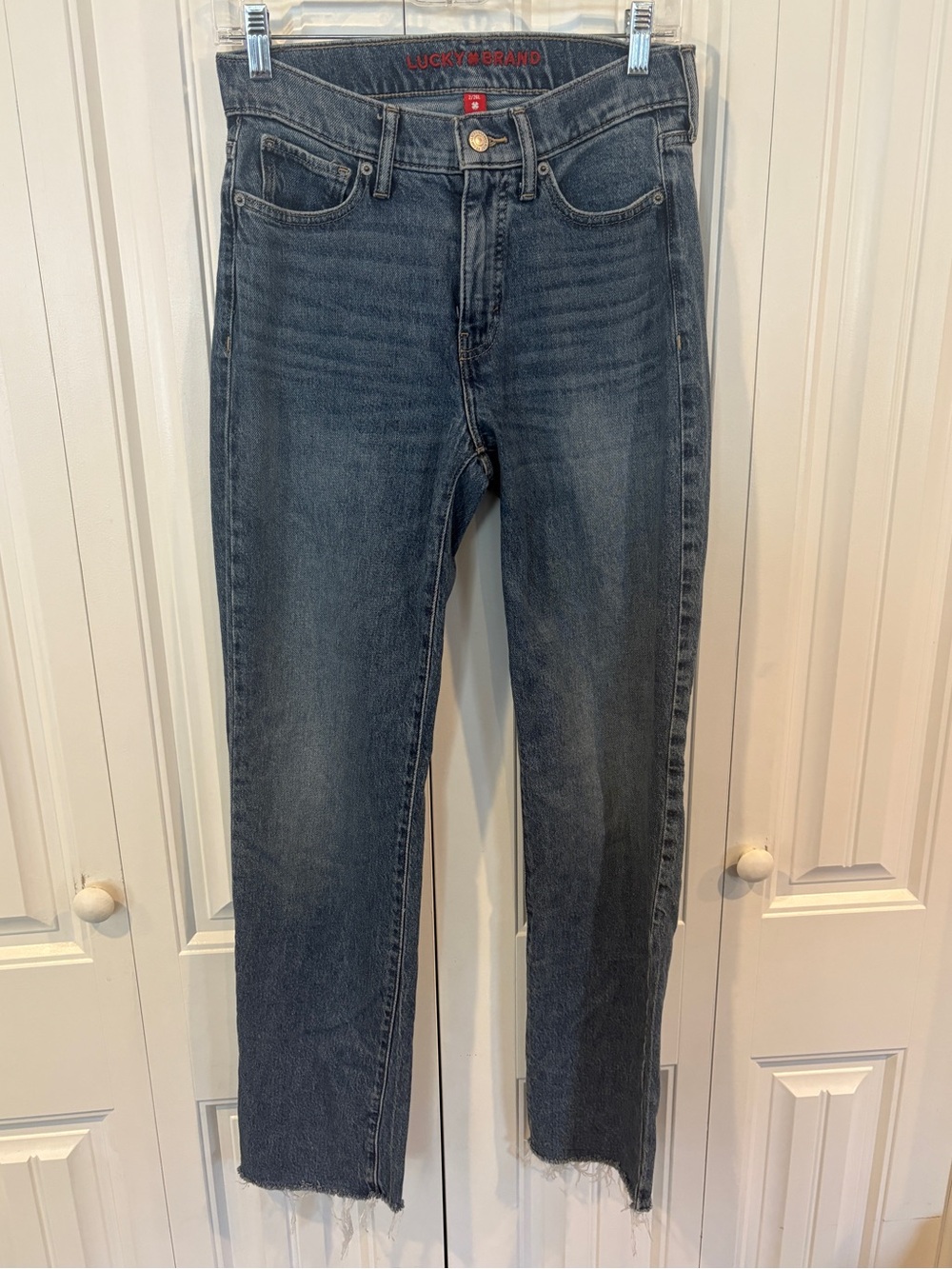 Lucky brand Zoe high rise straight leg jeans size 2/26 long